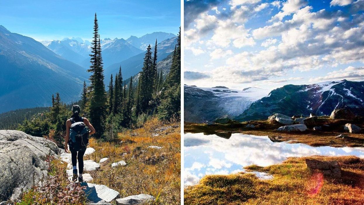 Glacier National Park, BC, Canada. Right: Glacier National Park.