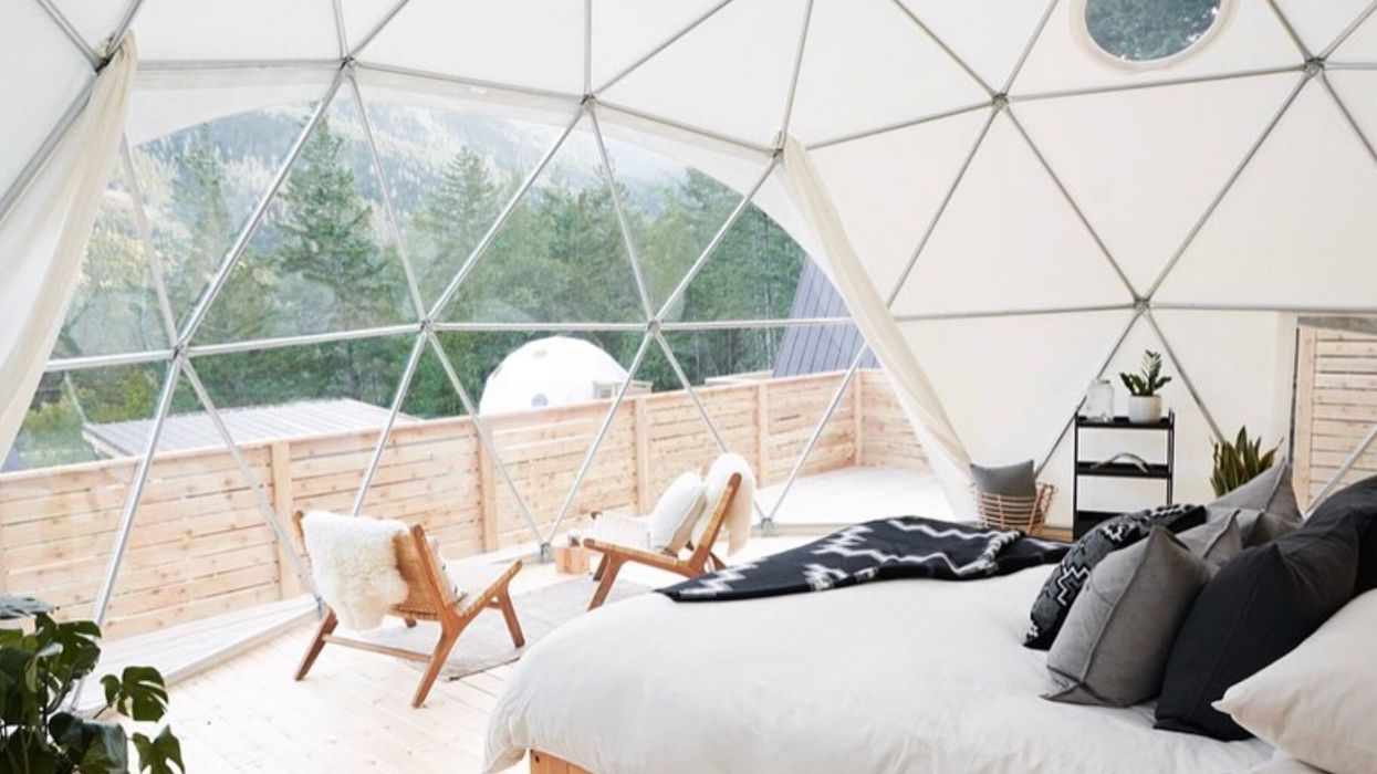 Glamping Domes In B.C Open This Week & It's Like Summer Camp For Adults