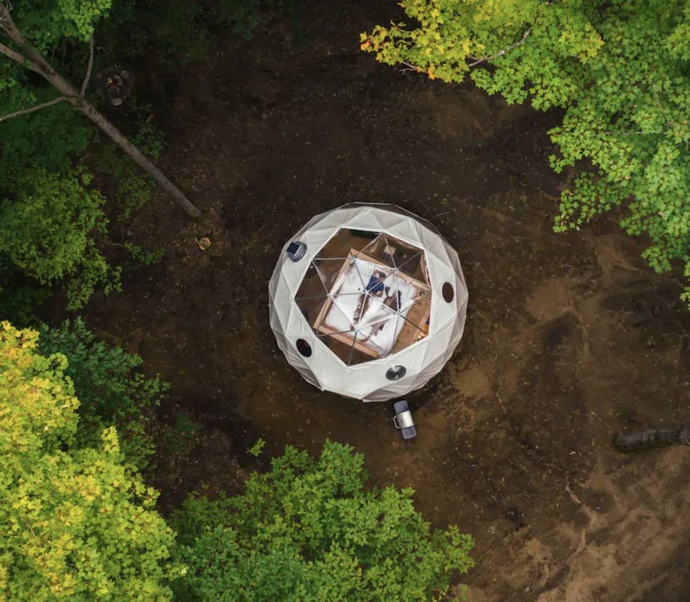 glamping tent in Ontario