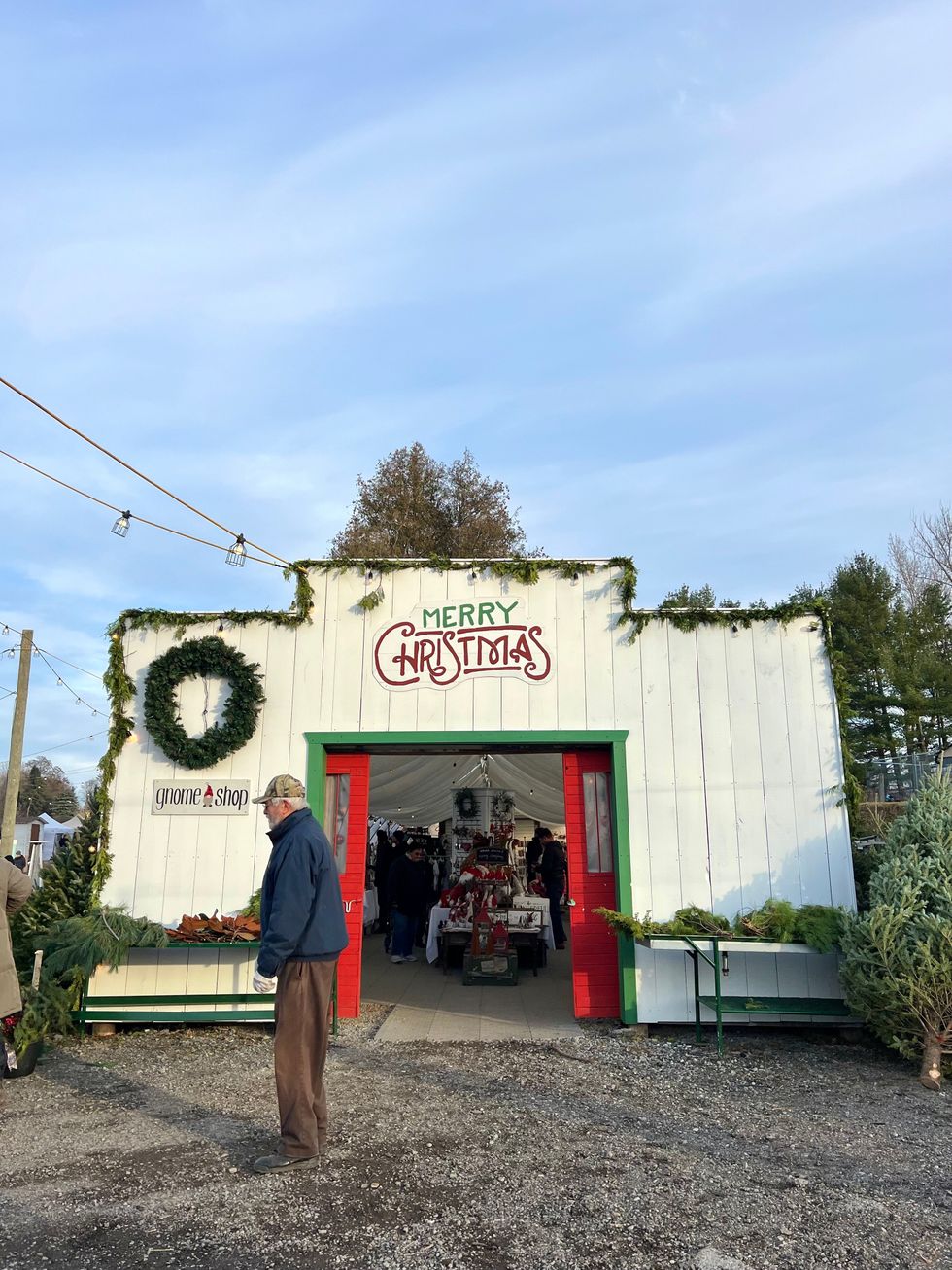 Gnome Shop at the Christmas market.
