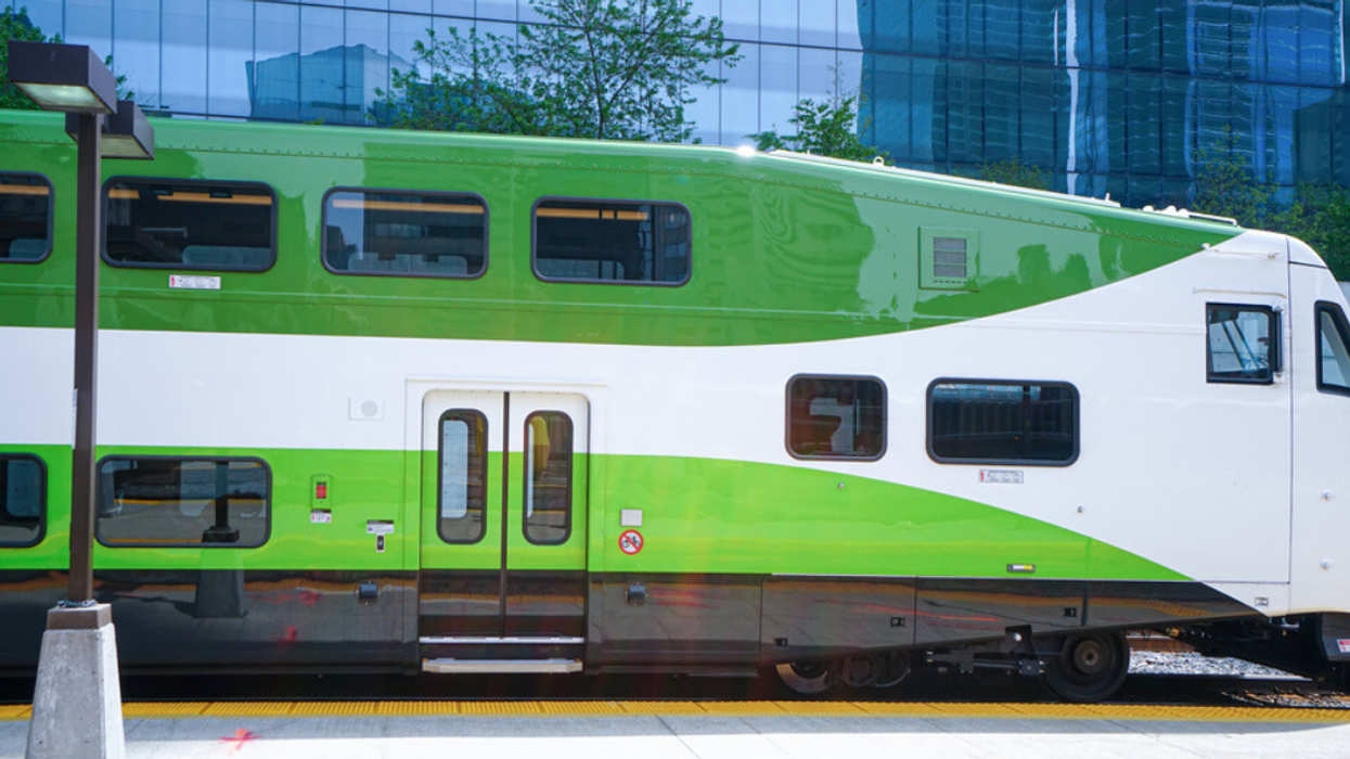 GO Train at Union Station.