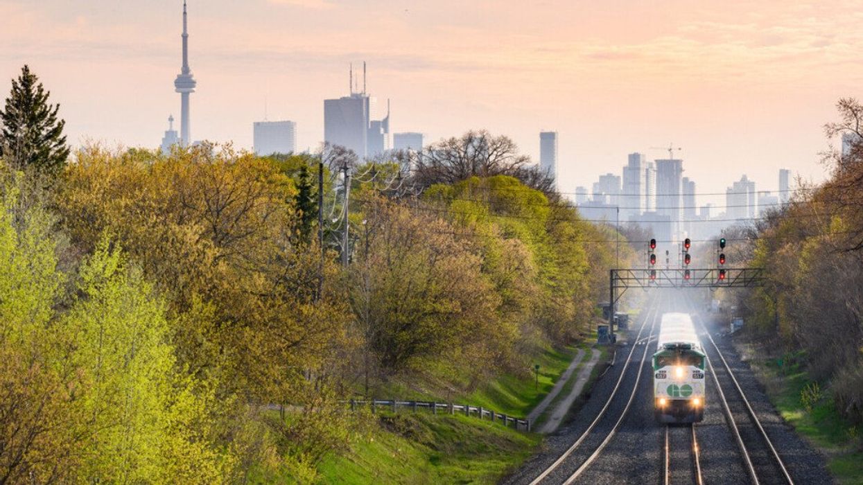GO Train from Toronto.