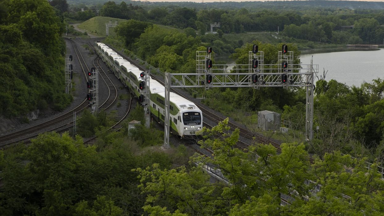 GO train in Ontario.