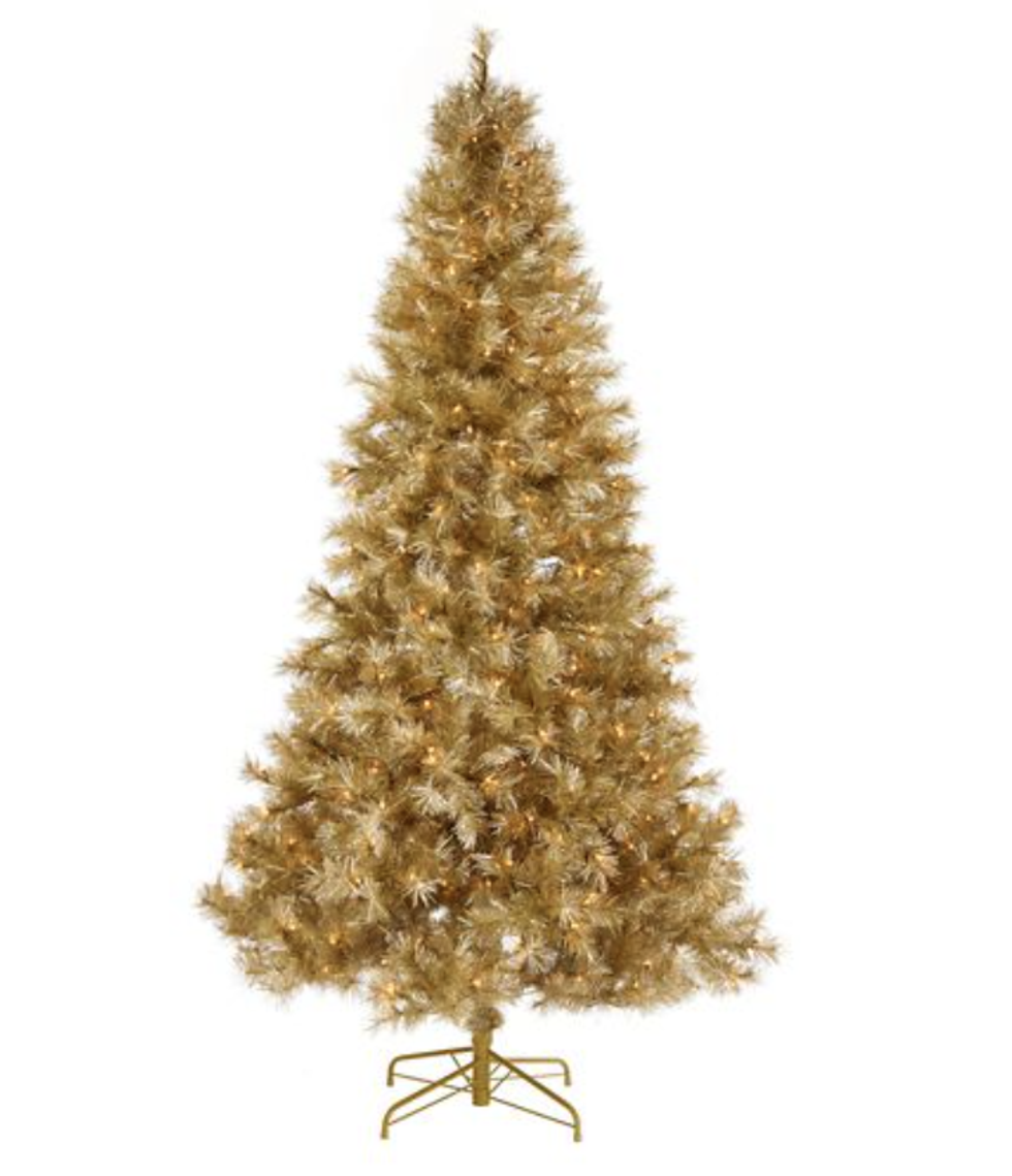 gold Christmas tree