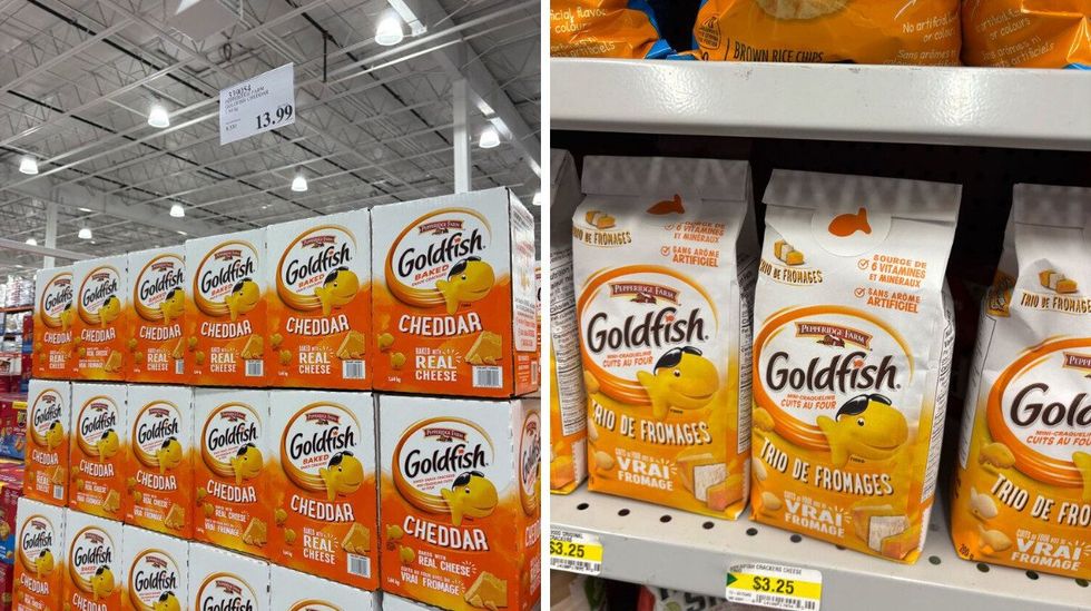 goldfish crackers at costco and dollarama