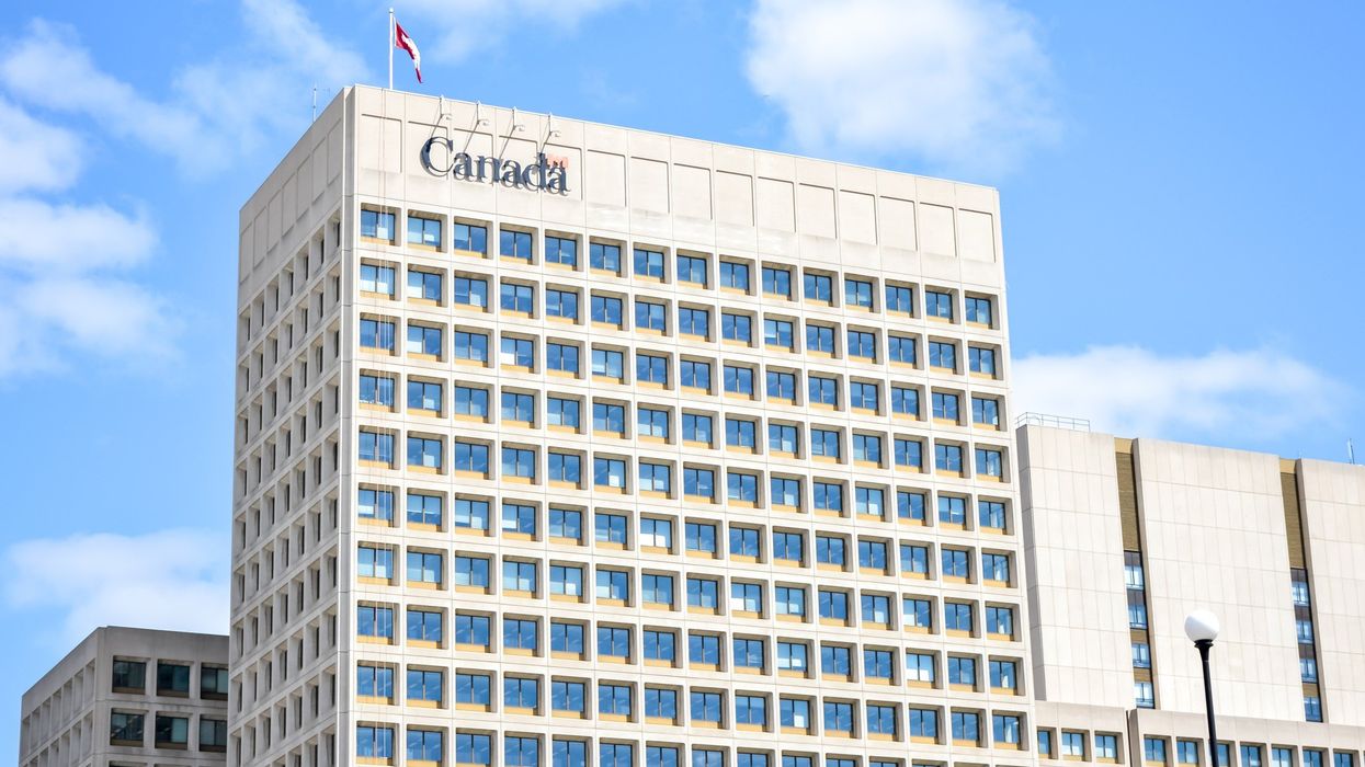 Government of Canada building in Ottawa.