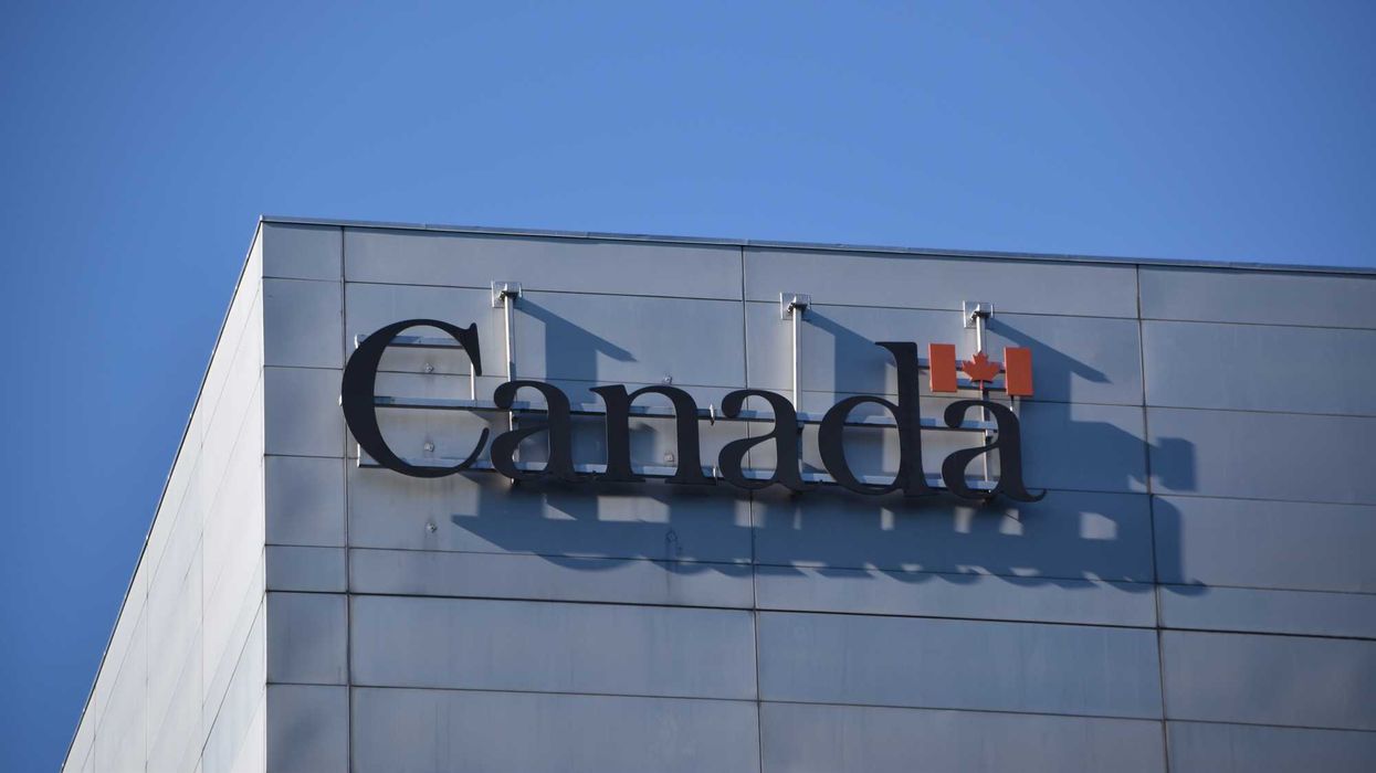 government of canada sign on a building in ottawa