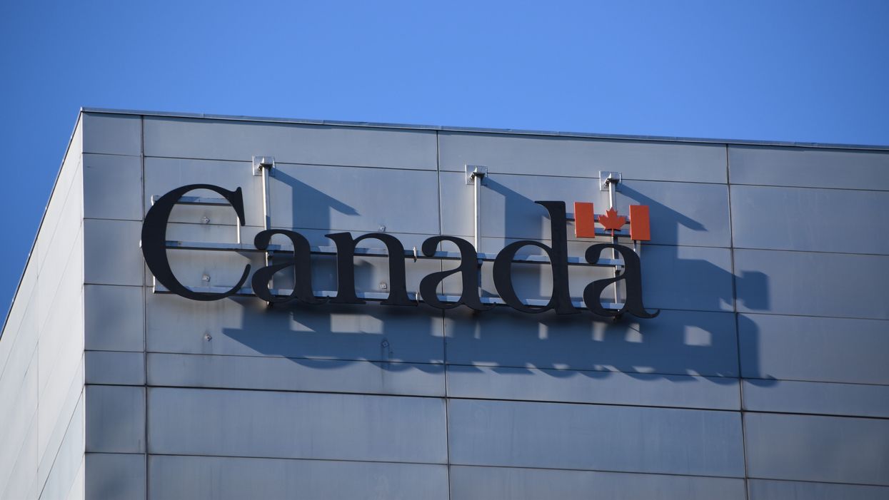 government of canada sign on a building