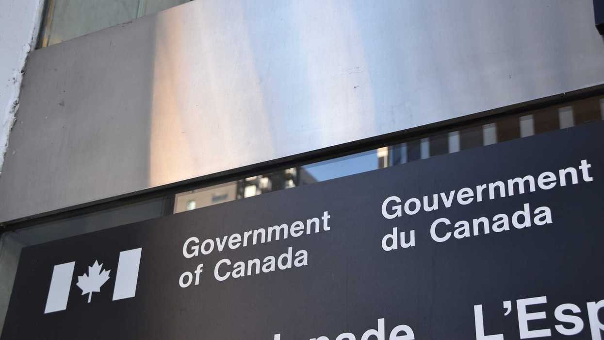 government of canada sign on building