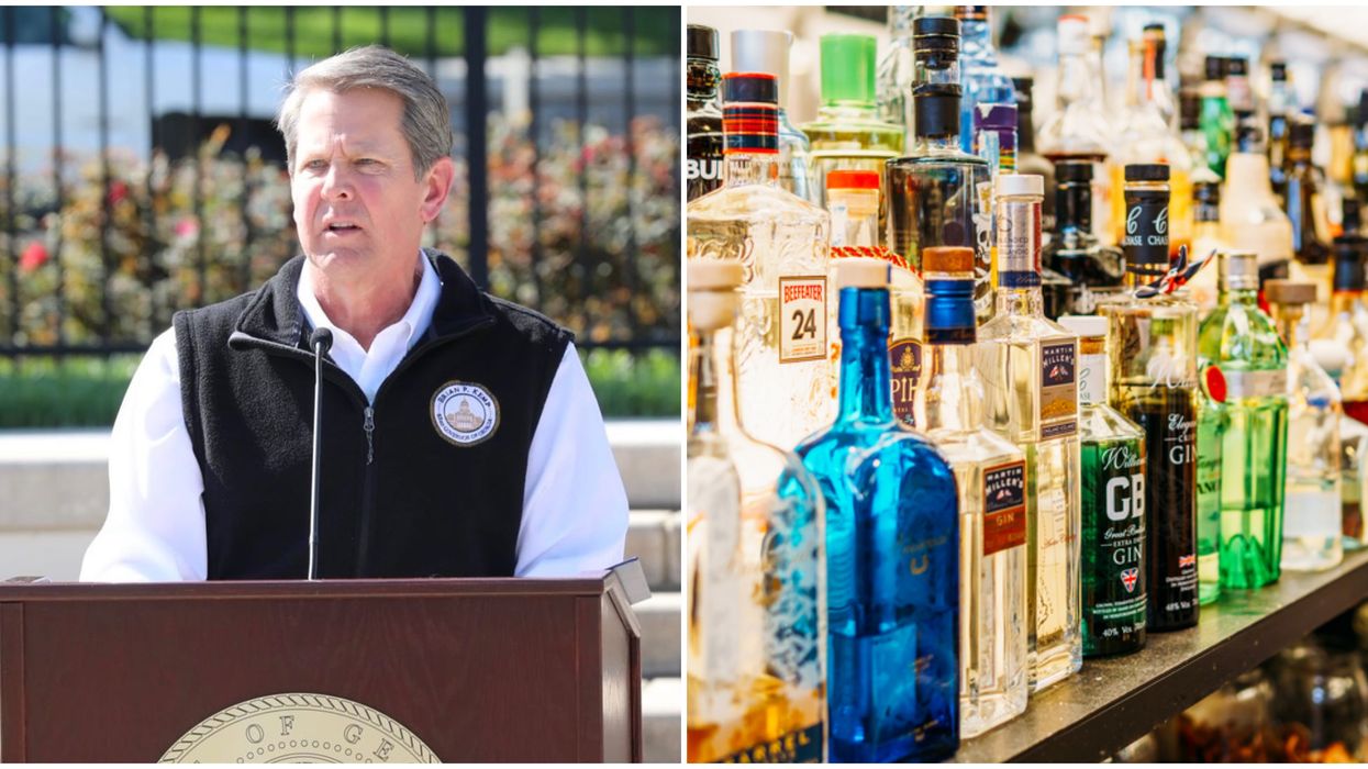Governor Of Georgia Brian Kemp Signed An Order Allowing Alcohol Deliveries To Your Door