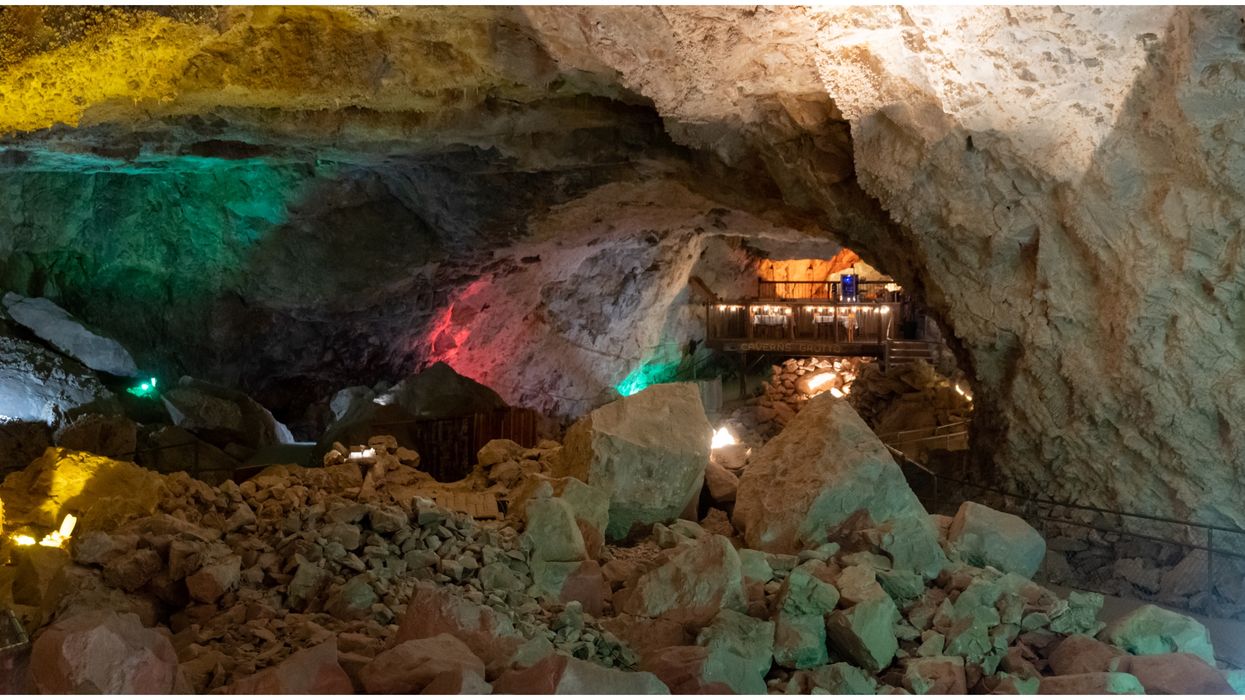 Grand Canyon Caverns In Arizona Has Ghost Walk Tours & No Flashlights Are Allowed