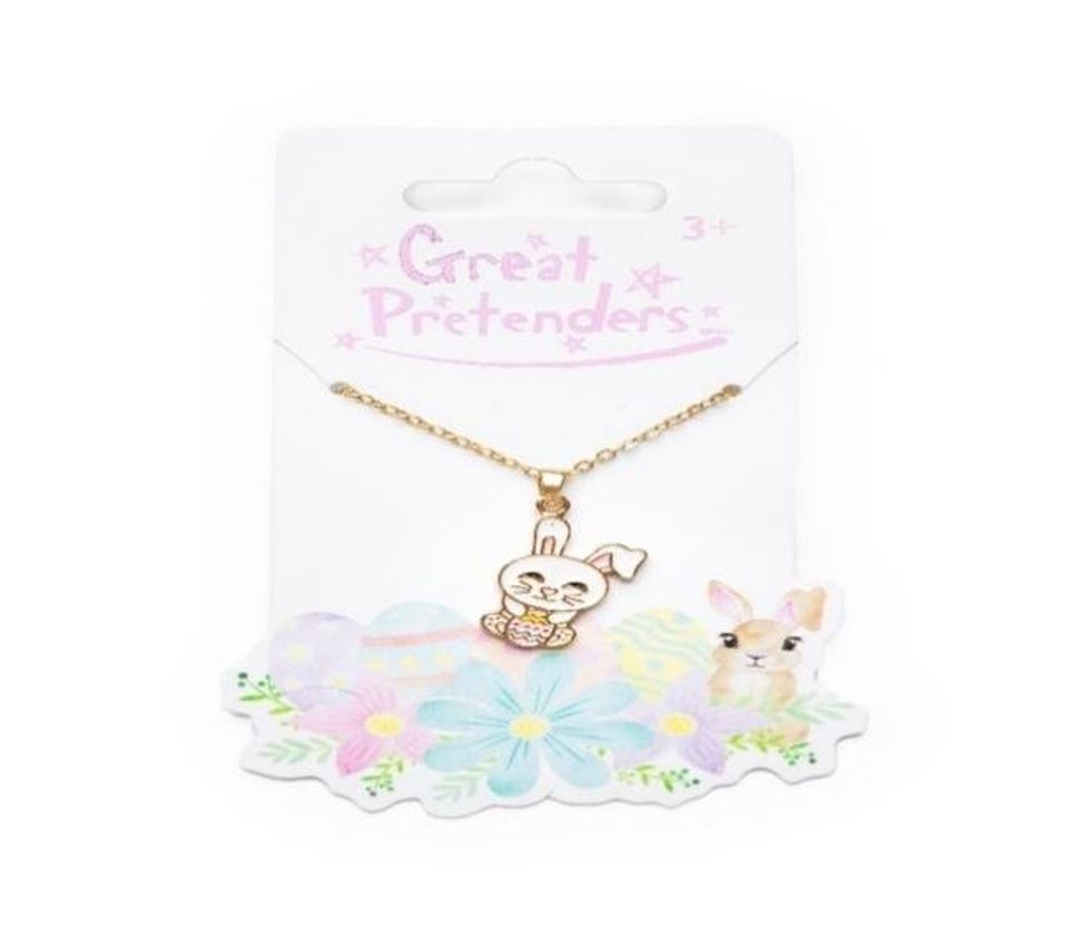 Great Pretenders Easter Bunny Necklace.