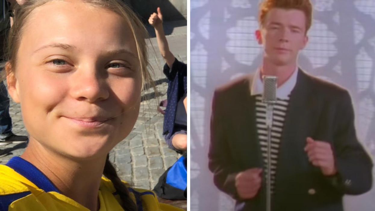 Greta Thunberg 'Rickrolled' A Climate Concert & Rick Astley Loved It