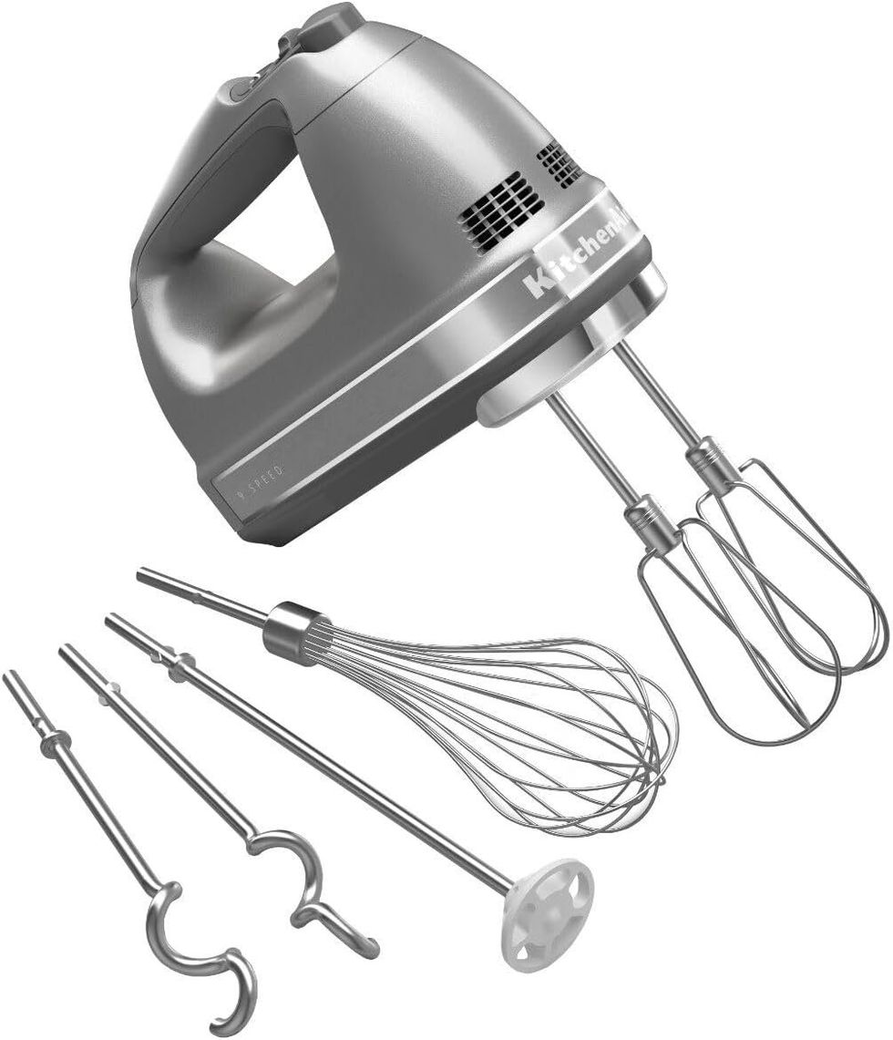 grey kitchenaid digital hand mixer
