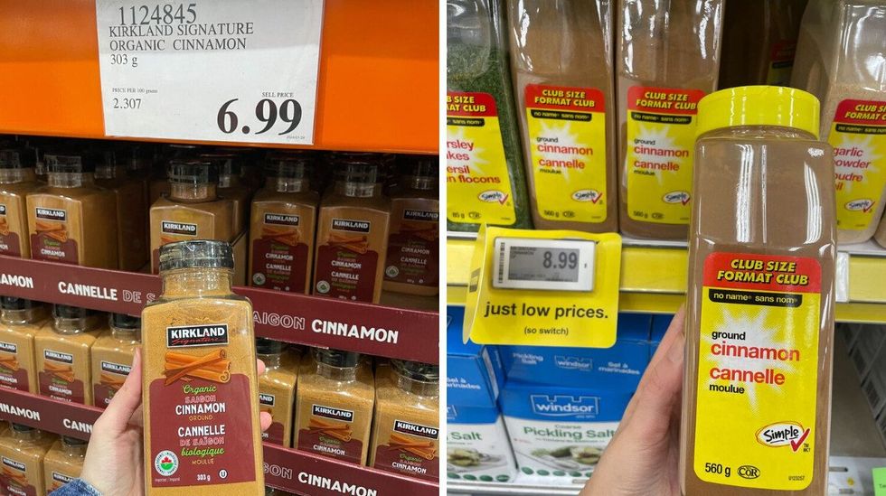 ground cinnamon at costco and fortinos