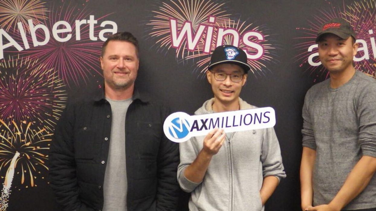Group of Lotto Max winners.