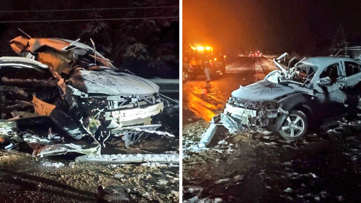 GTA Roads Are So Bad RN That Multiple Collisions Are Being Reported (PHOTOS)