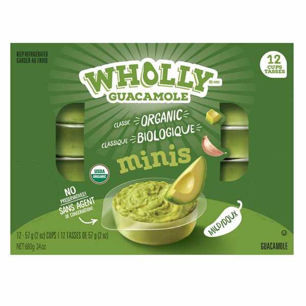 Guacamole minis biologique de Wholly Guacamole 12 x 57 g sur le site de Costco