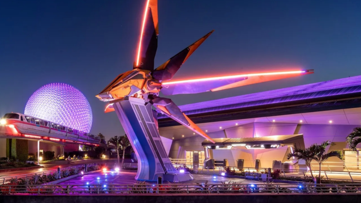 Guardians of the Galaxy: Cosmic Rewind ride at EPCOT.