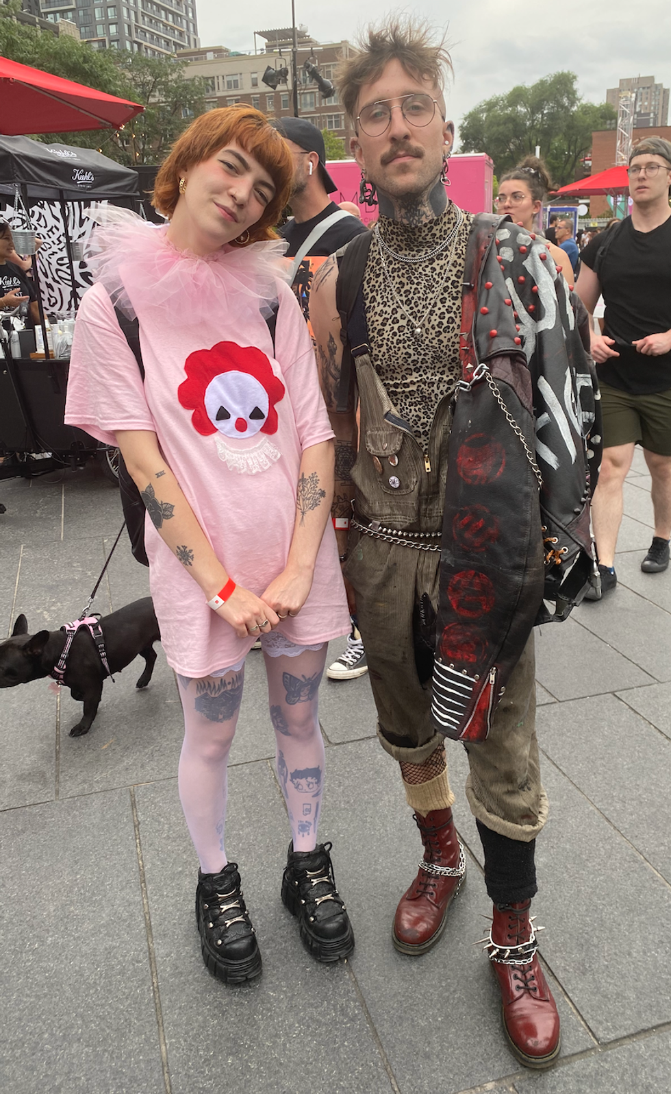 @guepesamourai et @red.raven.leather, \u00e9tudiant.es en design de mode au Coll\u00e8ge LaSalle.