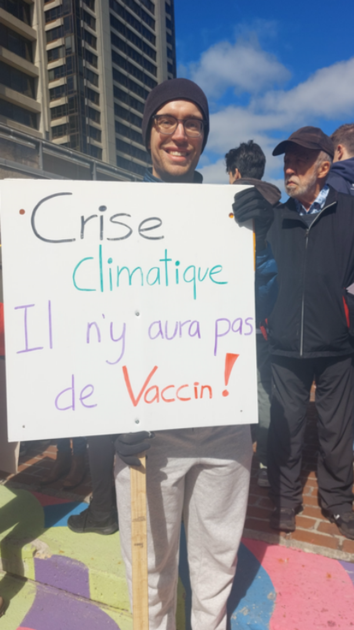 Guillaume April Boucher, \u00e9tudiant au C\u00e9gep de l'Outaouais.