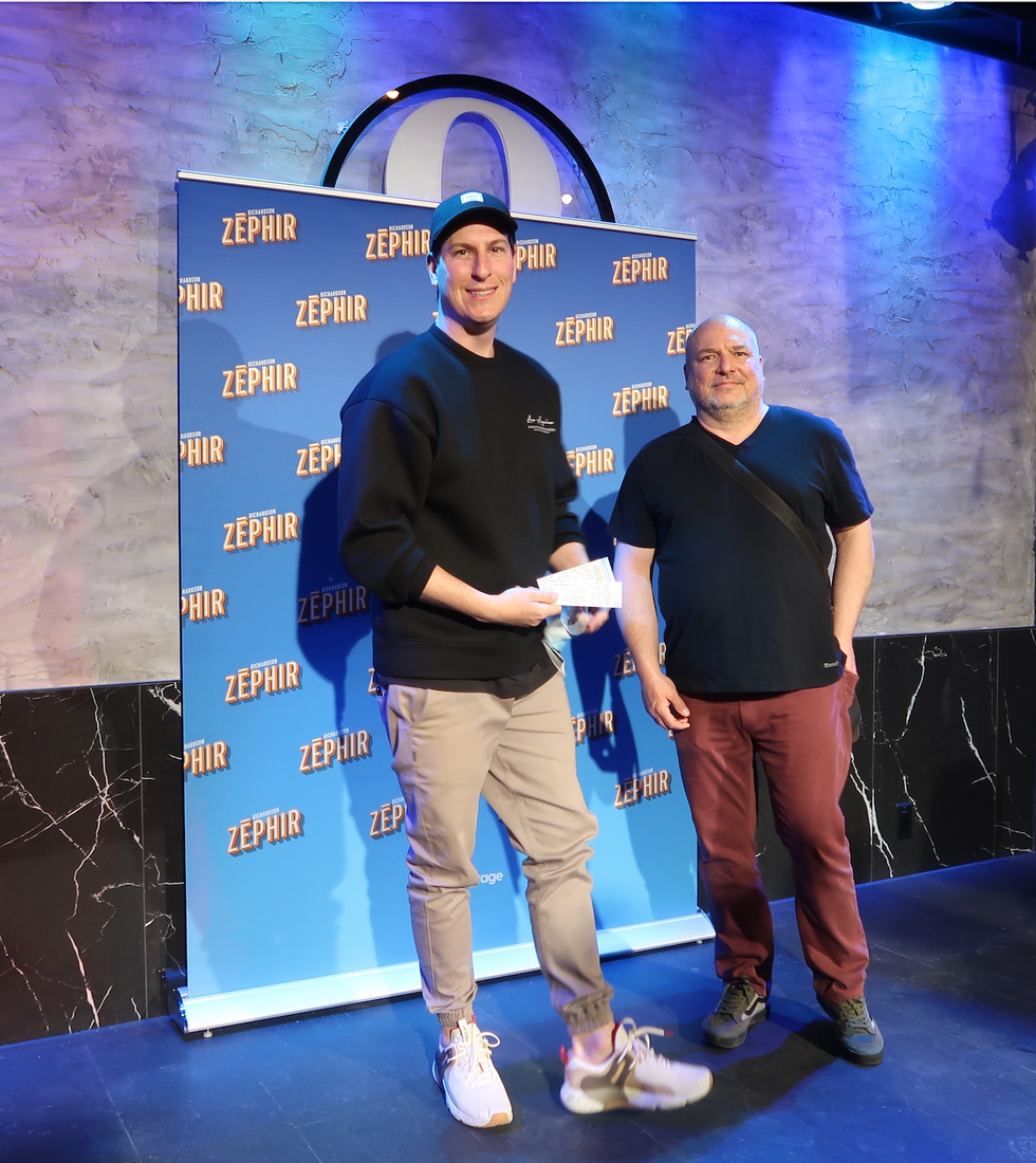 Guillaume Pineault au premier one-man show de Richardson Z\u00e9phir.