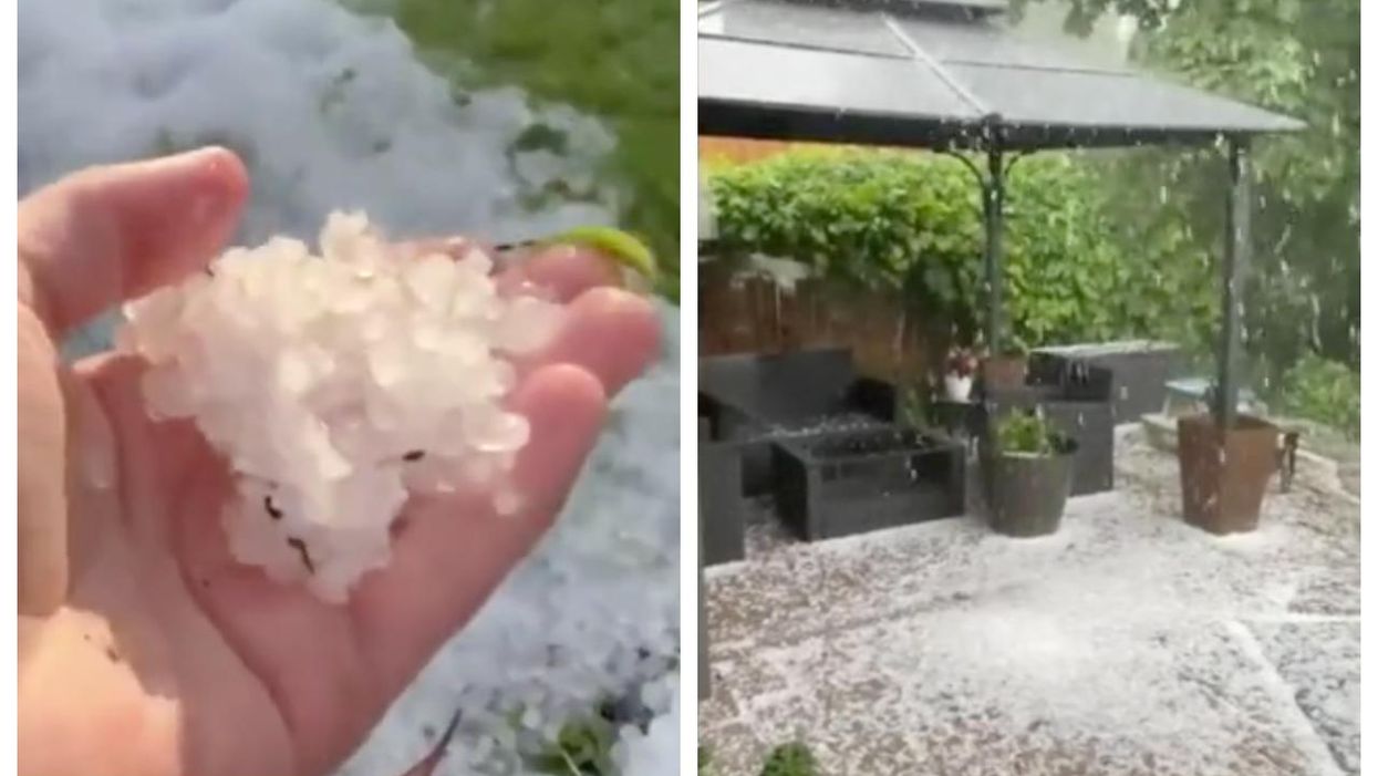 Hail Storm In Ontario Caused Chaos Last Night