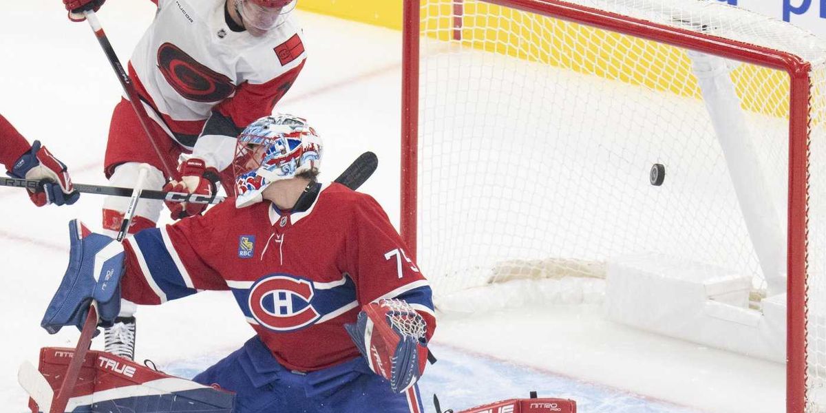 Hall scores twice as Hurricanes spoil Canadiens home opener with 6-4 win Hall scores twice as Hurricanes spoil Canadiens home opener with 6-4 win