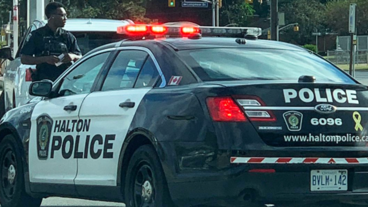 Halton Regional Police car.
