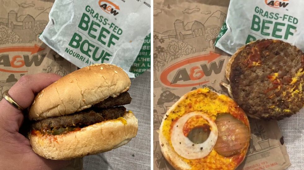 Hamburger Papa Burger.