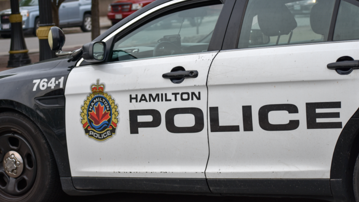 Hamilton Police car.