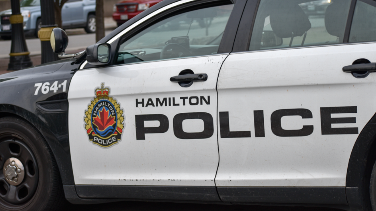 Hamilton Police car.