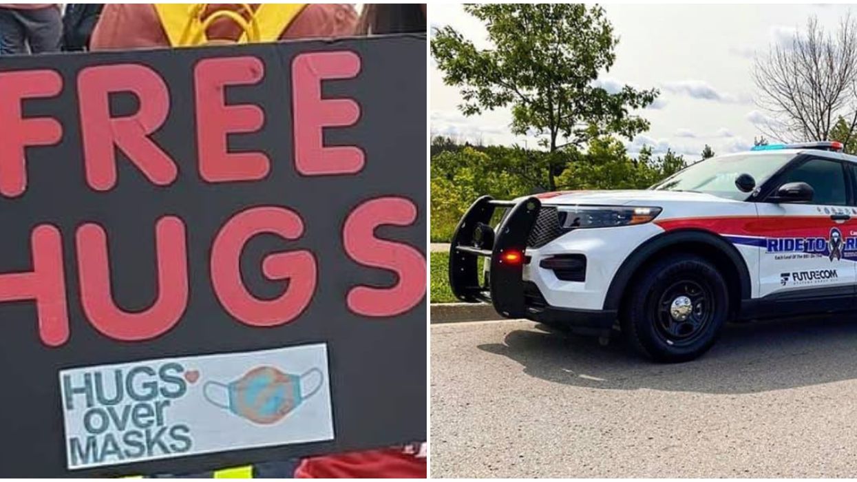 Hamilton Police Charged Three Anti-Masker After A Rally Over The Weekend