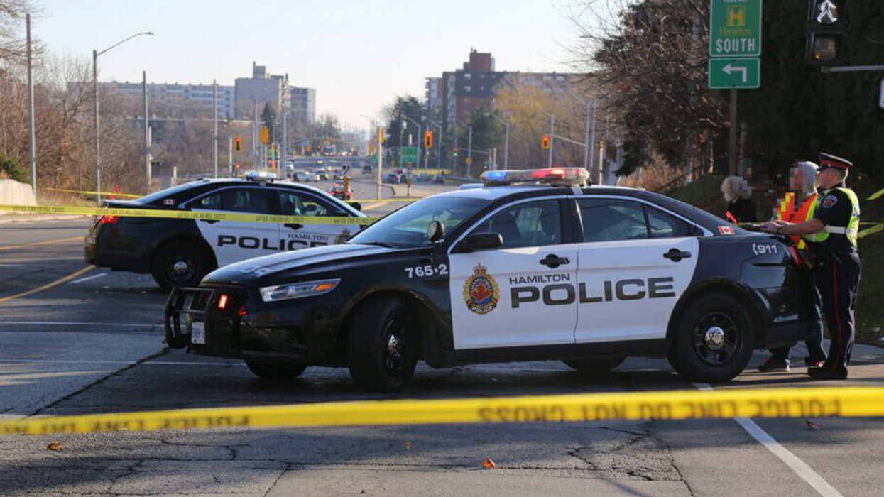 Hamilton Police Service car.