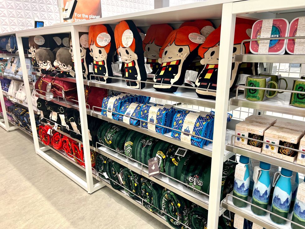 Harry Potter merchandise.