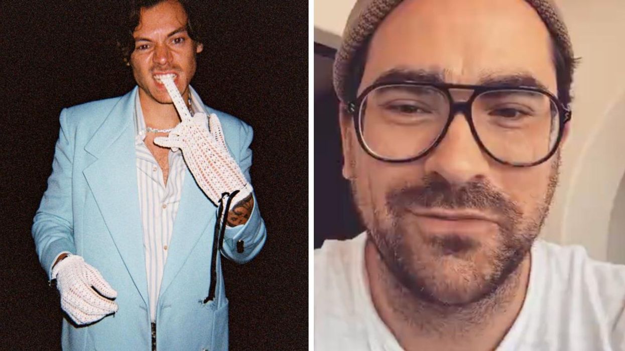 Harry Styles Sent Dan Levy A Special Gift & Even David Rose Would Be Impressed