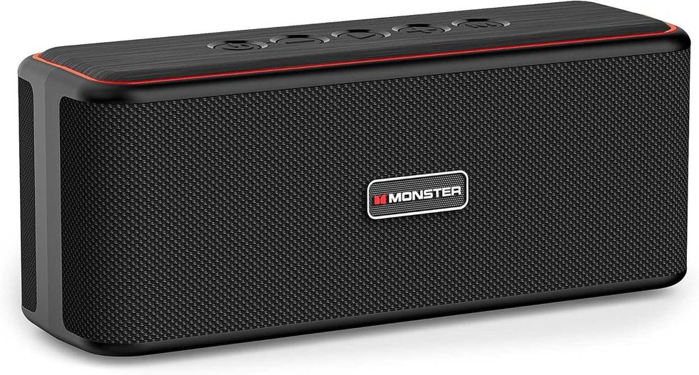 Haut-parleur Bluetooth Monster Shock Plus noir, en promotion durant l\u2019offre anticip\u00e9e du Vendredi fou sur le site d\u2019Amazon Canada
