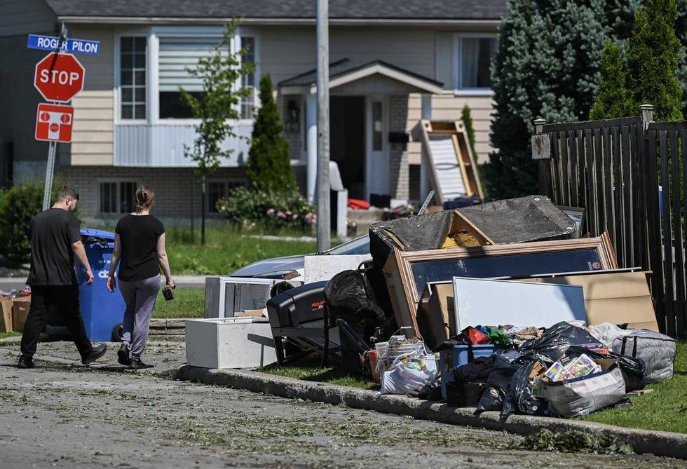 Heavy rain causes flooding across Montreal area