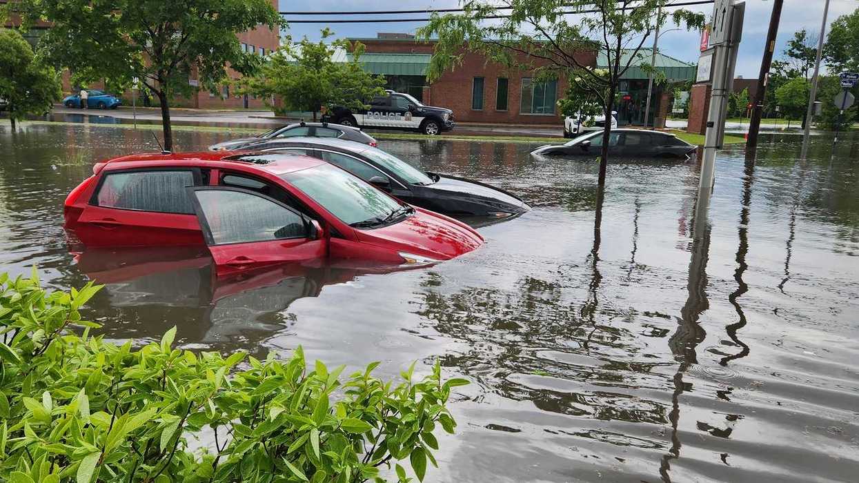 Heavy rain causes flooding across Montreal area