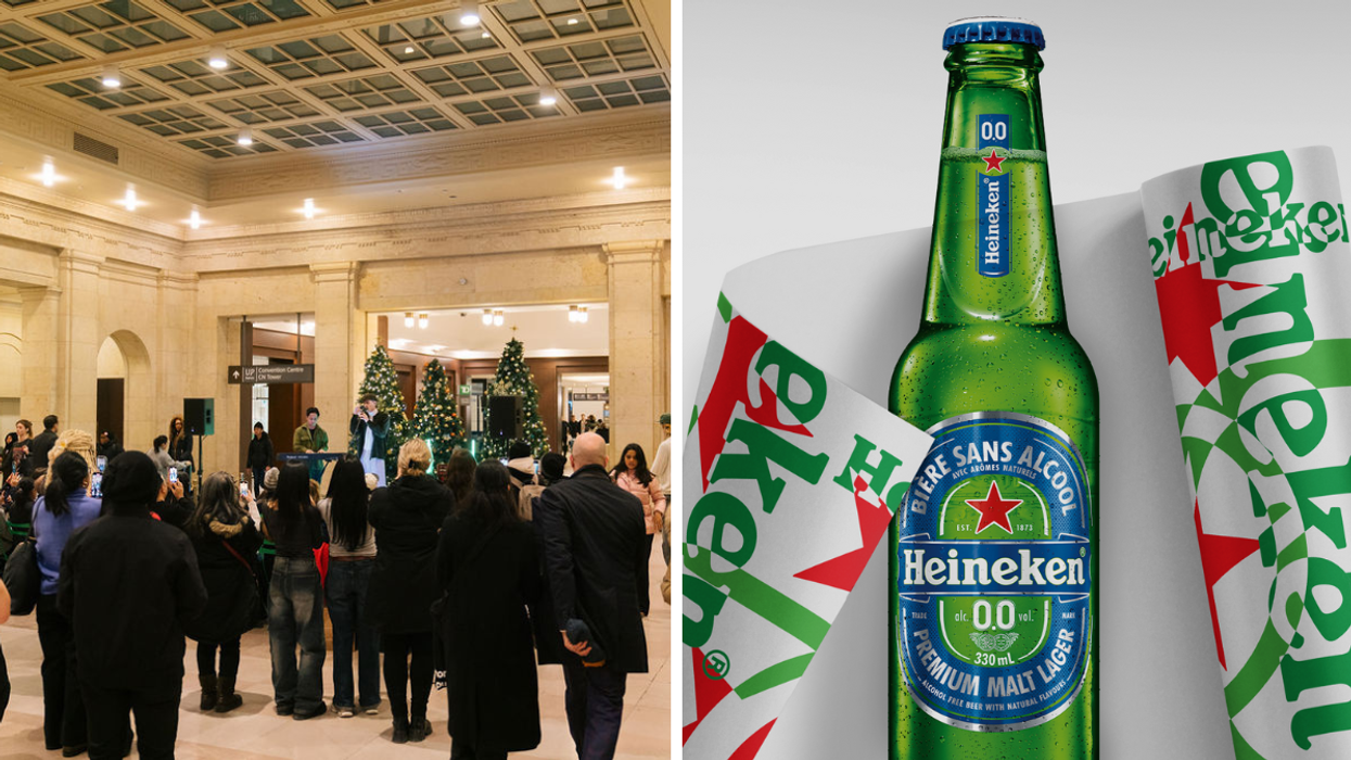 Heineken will wrap your gifts for FREE at their Union Station pop-up between Dec 18-22