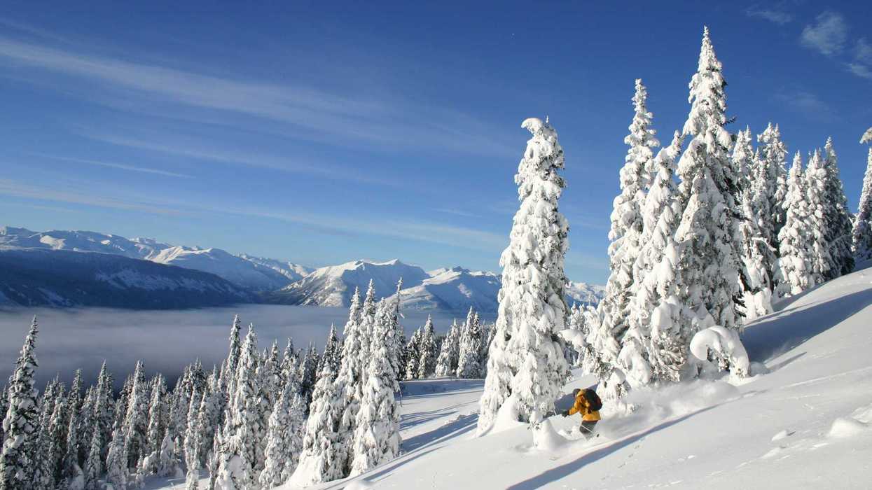 Heli skiier in northern B.C. (photo is generic)