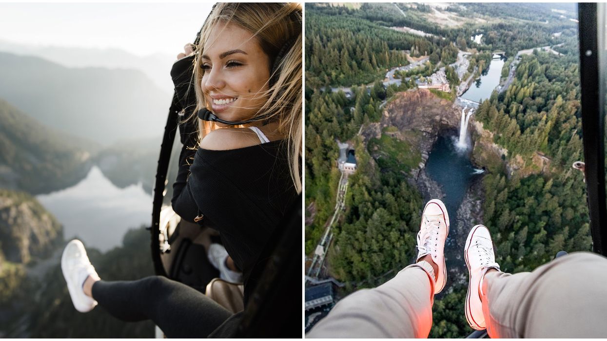 Helicopter In Vancouver Will Let You Fly Over The City Without And Doors