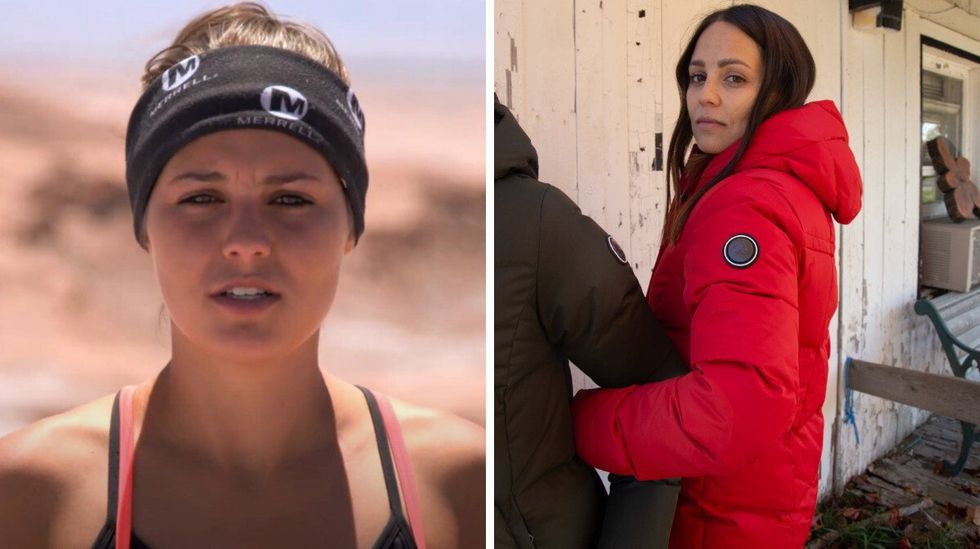 Henriane Latour dans Vol 920. Droite : Henriane Latour.