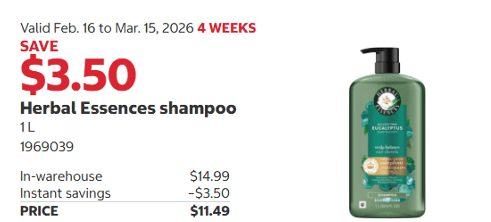 Herbal Essences shampoo