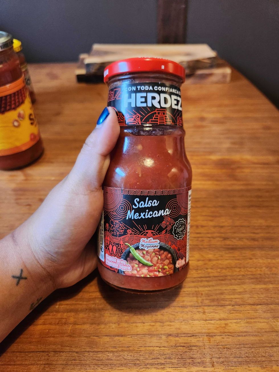Herdez Medium Salsa Mexicana.