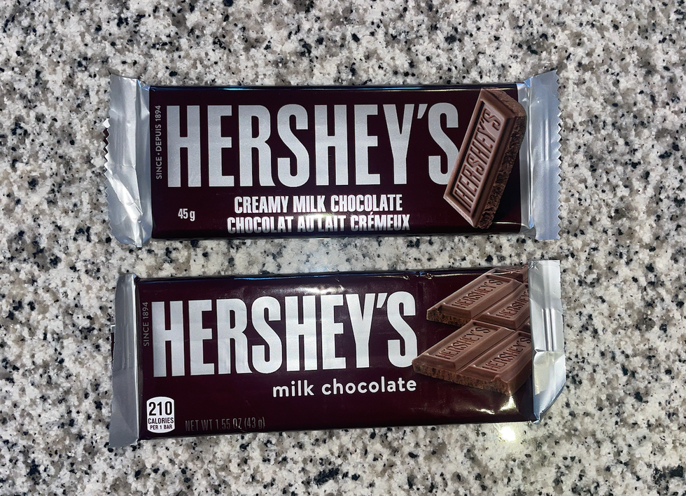 Hershey's Canada VS America.