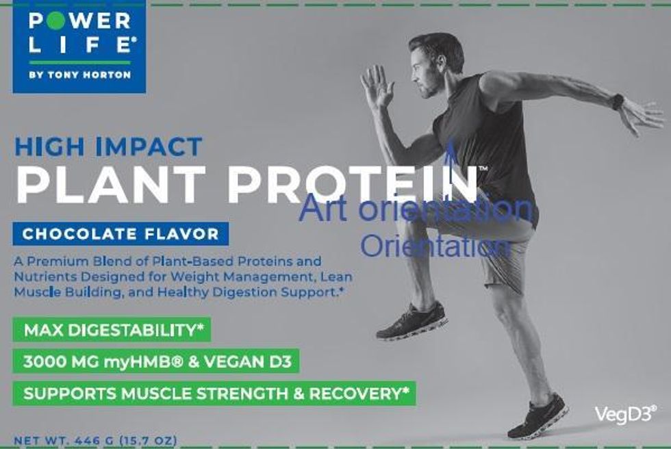 High Impact Plant Protein Chocolate Flavor.