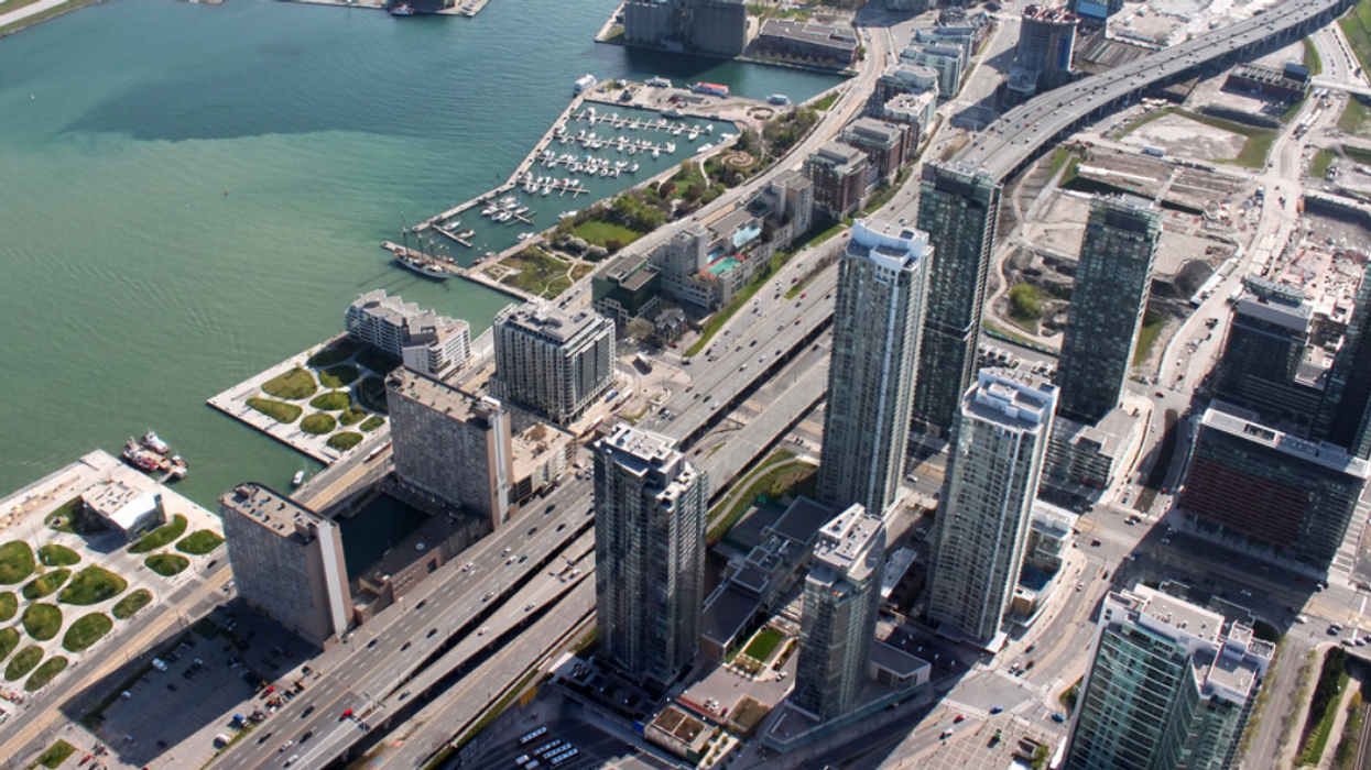 High rise condos in Toronto.
