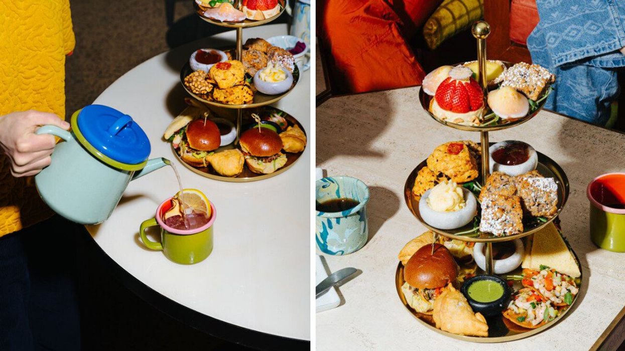 High tea brunch at the Drake Hotel.