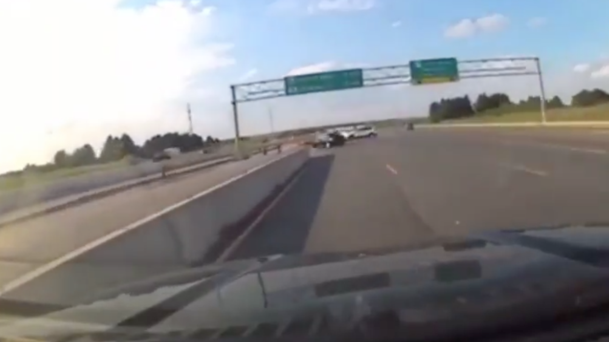 Highway 400 Collision Happens After A Driver Speeds By Like In A NASCAR Race (VIDEO)